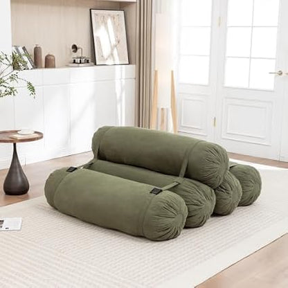 Corduroy Lounge Sofa 🛋️ | Multi-Person Modular Seat ✨