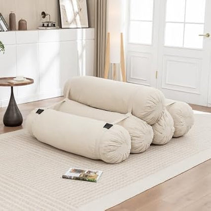 Corduroy Lounge Sofa 🛋️ | Multi-Person Modular Seat ✨