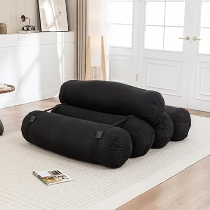 Corduroy Lounge Sofa 🛋️ | Multi-Person Modular Seat ✨