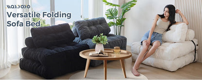 Convertible Floor Sofa 🛋️✨ | Foldable Lounge Bed Chair 🌿