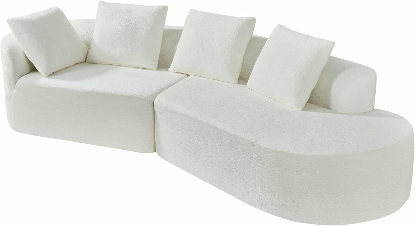 Compressed Sectional Sofa 🛋️✨ | Modular Couch Set 🌿