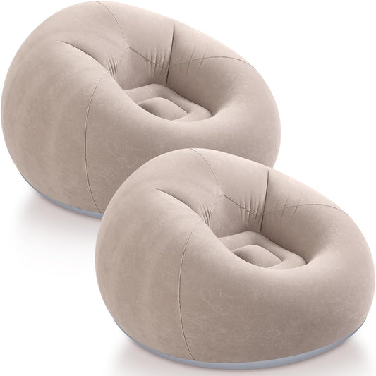 Camping Air Lounge 🏕️🛋️ | Foldable Inflatable Sofa Bed 🌞