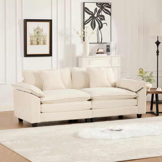 Modern Loveseat Sofa 🛋️✨ | Apartment Sectional Couch 🌿