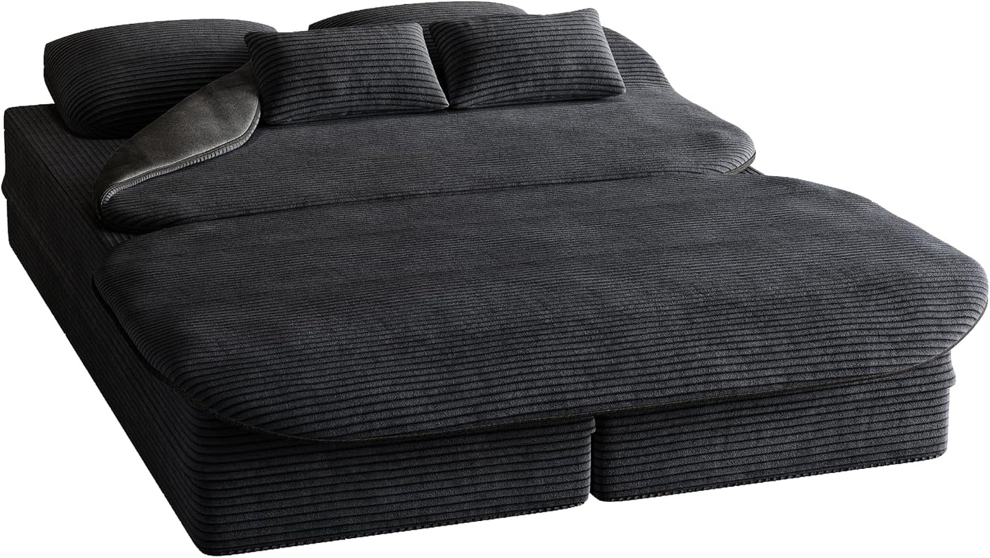Foldable Sofa Bed 🛏️🛋️ | Modern Sleeper Lounge ✨