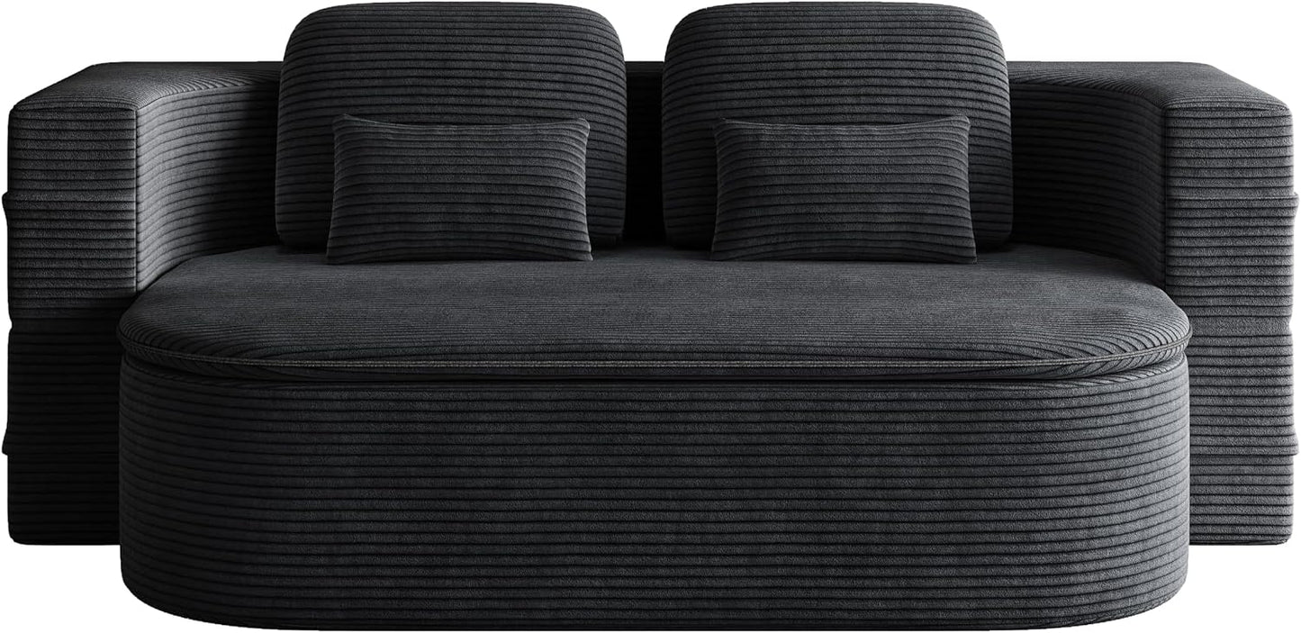 Foldable Sofa Bed 🛏️🛋️ | Modern Sleeper Lounge ✨