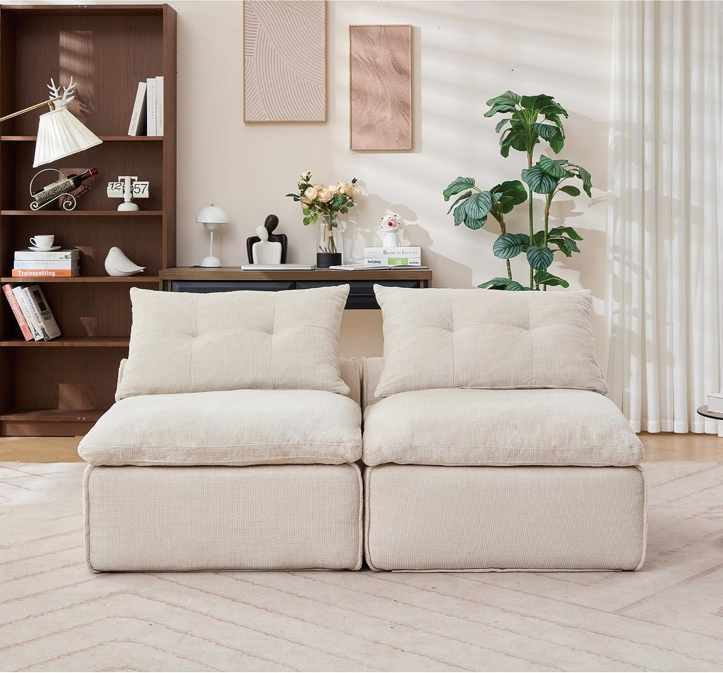 Chenille Lounge Chair 🪑✨ | Cozy Upholstered Armchair 🌿