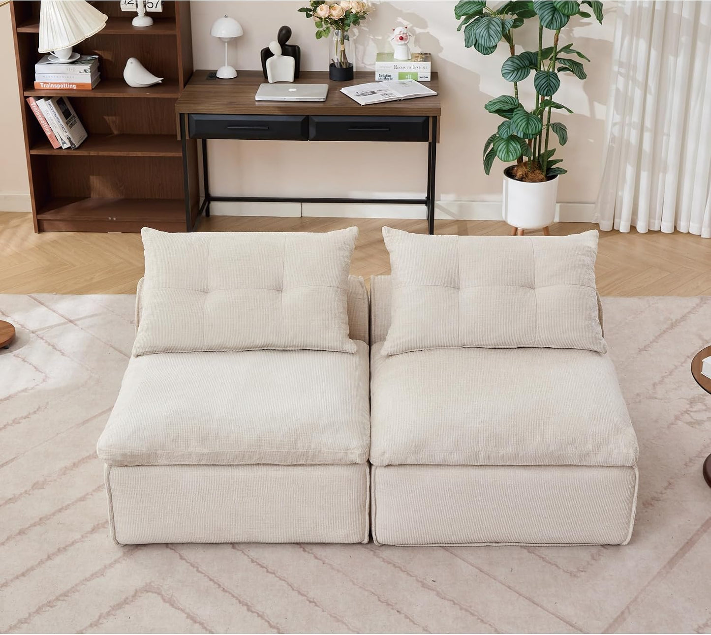 Chenille Lounge Chair 🪑✨ | Cozy Upholstered Armchair 🌿