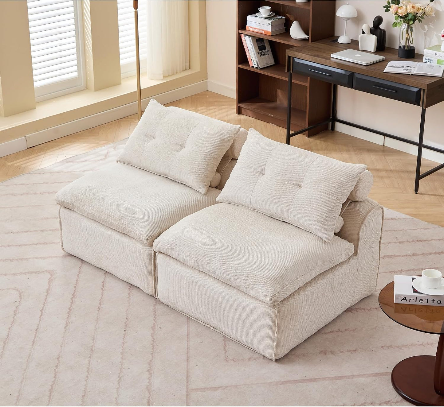 Chenille Lounge Chair 🪑✨ | Cozy Upholstered Armchair 🌿