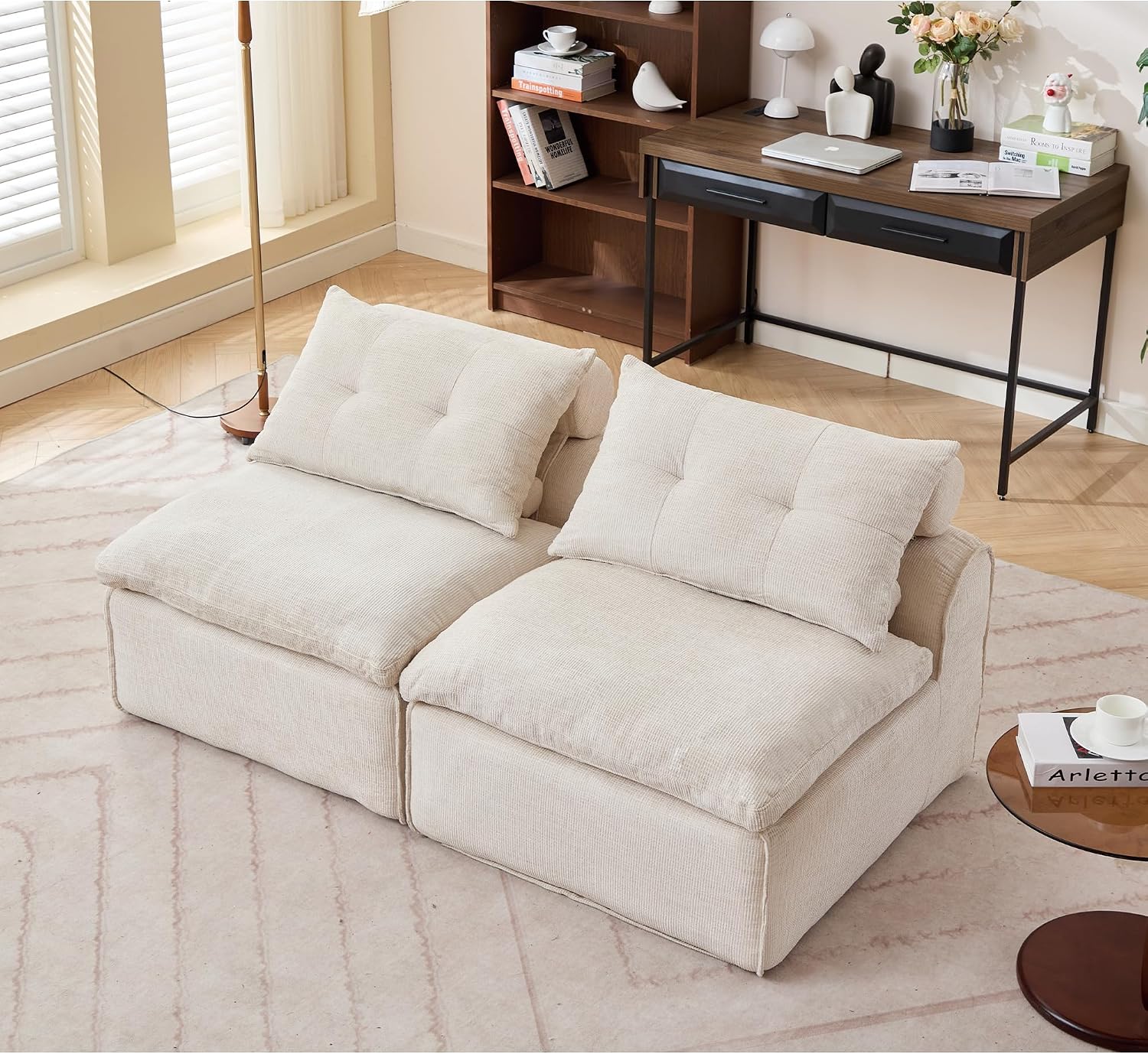 Chenille Lounge Chair 🪑✨ | Cozy Upholstered Armchair 🌿