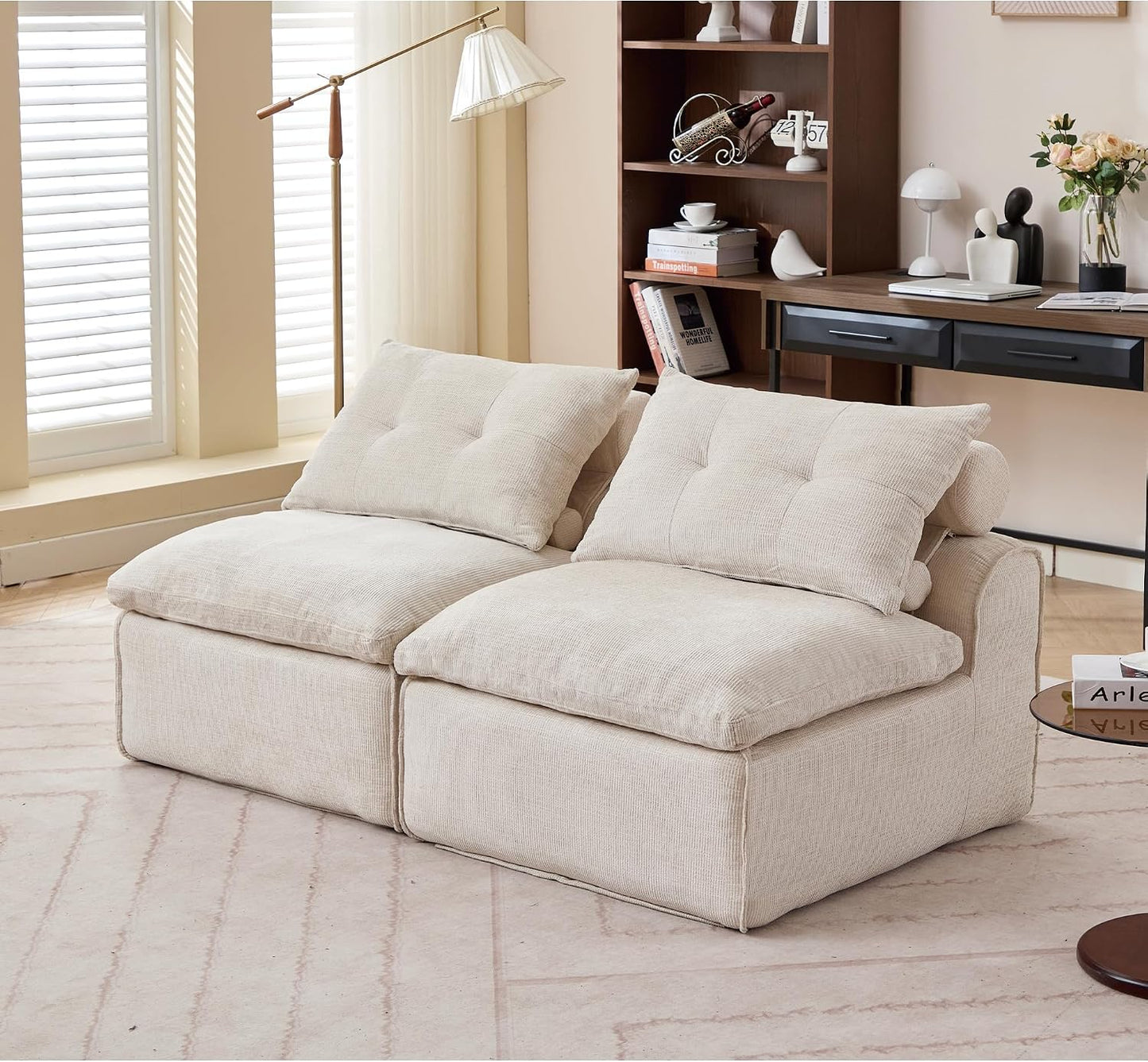 Chenille Lounge Chair 🪑✨ | Cozy Upholstered Armchair 🌿