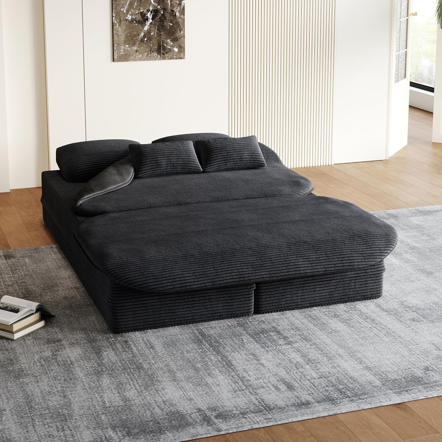 Foldable Sofa Bed 🛏️🛋️ | Modern Sleeper Lounge ✨