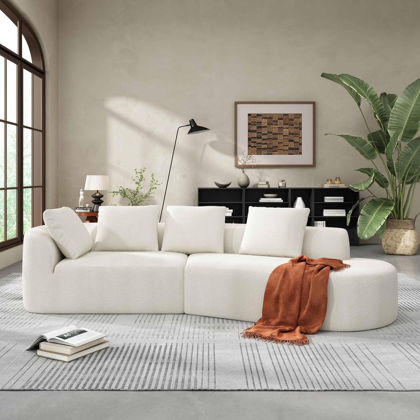Compressed Sectional Sofa 🛋️✨ | Modular Couch Set 🌿